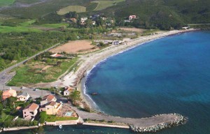 La plage vue du Castellare